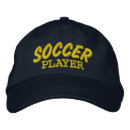 Search for soccer player hats Embroidered