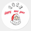 Search for new years day stickers Santa claus