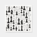 Search for game of chess napkins White