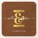 Search for faux leather coasters Vintage