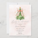 Search for christmas baby shower invitations Pink