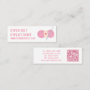 Search for crochet business cards Homemade