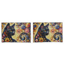 Search for black cat pillowcases Whimsical
