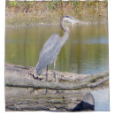 Search for blue heron shower curtains Animal