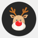 Search for rudolph reindeer stickers Red