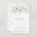 Search for number attending rsvp cards Watercolor