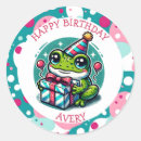 Search for happy frog stickers Birthday party