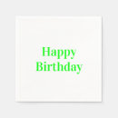 Search for party plates and napkins Green