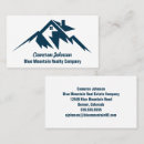 Search for mountain business cards Blue mountains