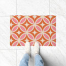 Search for mid century modern doormats Pink