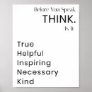 Search for think before you speak posters Helpful
