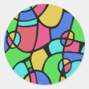 Search for abstract drawing stickers Colourful