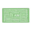 Search for positive affirmation words Attitude