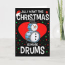 Search for drums christmas cards Percussion