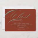 Search for fall colours wedding invitations Rust