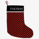 Search for red and black christmas stockings Check