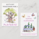 Search for kids playdate business cards Daughter