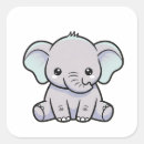 Search for elephant with stickers Cute
