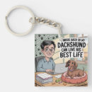 Search for i work hard key rings Dog lover