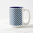 Search for chequered mugs Blue