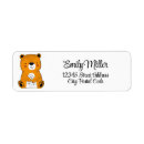 Search for cartoon bear return address labels Animal