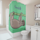Search for sloth shower curtains Cartoon