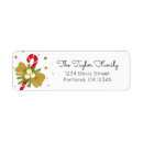 Search for candy cane return address labels Festive