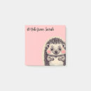 Search for hedgehog post it notes Nature
