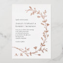 Search for foil invitations Rose gold foil