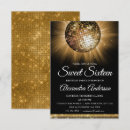 Search for disco sweet 16 invitations Black