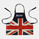 Search for british flag aprons White