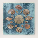 Search for seashell puzzles Blue