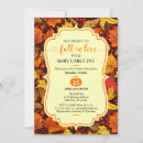 Search for maple leaves invitations Fall