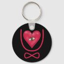 Search for eternity key rings Heart
