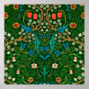 Search for art nouveau floral posters White