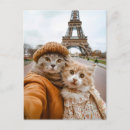 Search for paris and cats postcards For her
