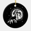 Search for white wolf christmas tree decorations Winter