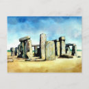 Search for famous places postcards Illustration