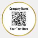 Search for gold black white stickers Qr code