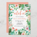 Search for luau 1st birthday invitations Aloha