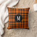 Search for orange and black cushions Chequered