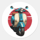 Search for classic motorbikes stickers Scooter
