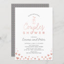 Search for rose gold and grey wedding invitations Simple