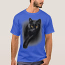 Search for black cats with yellow eyes tshirts Cute