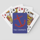 Search for blue anchor playing cards Sailing