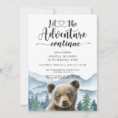 Search for exploration invitations Watercolor