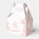 Search for beach wedding favour boxes Coral