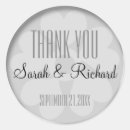 Search for silver thank you wedding stickers Grey
