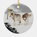 Search for wolves christmas tree decorations Snow