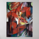 Search for abstract fox art Franz marc
